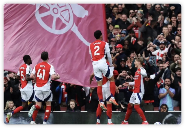 梅里诺头球破门 阿森纳1-0切尔西落后利物浦12分 